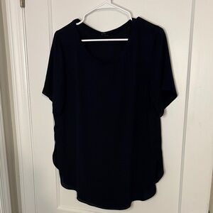 Banana Republic Dark Blue Short Sleeve Top